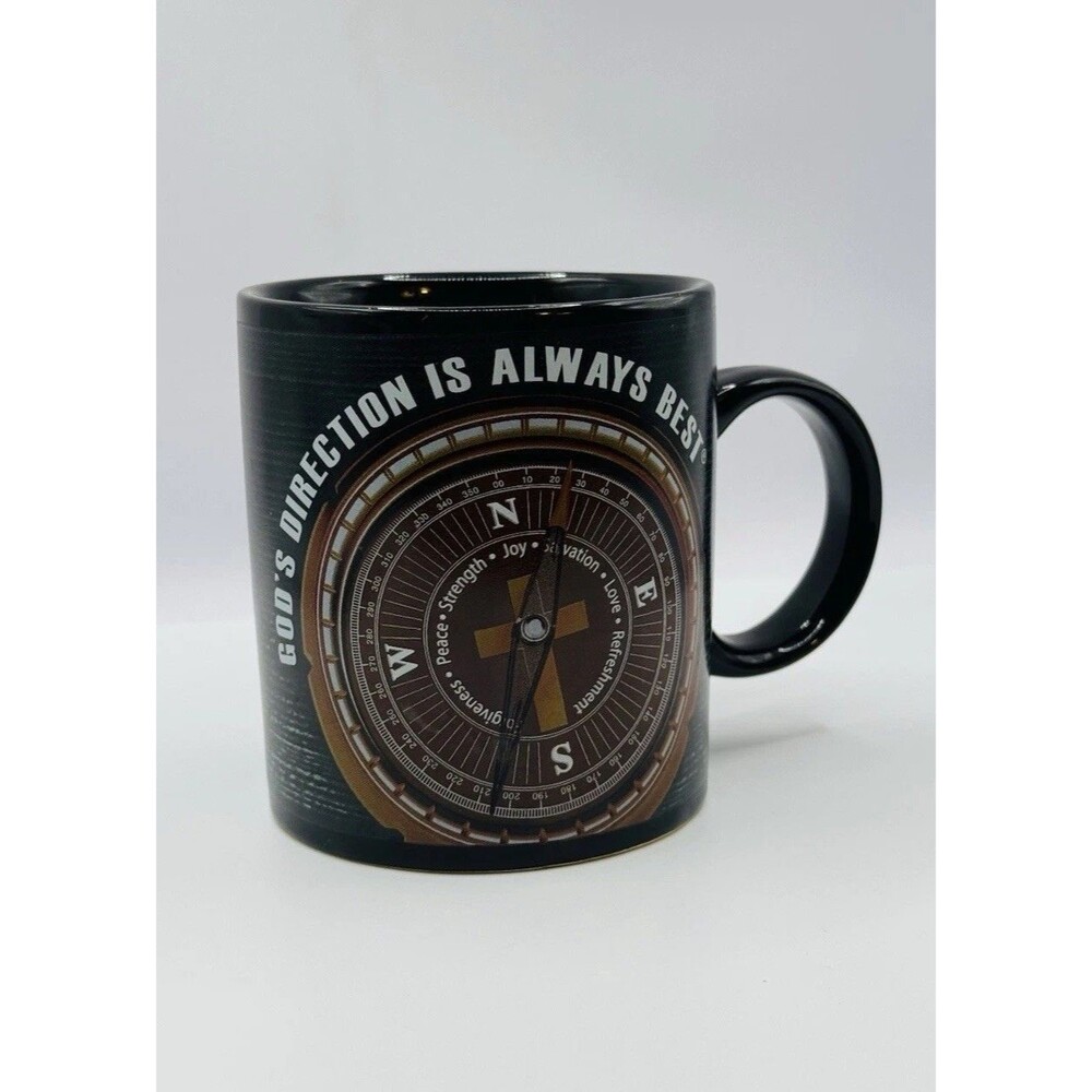CTA God’s Direction Is Always Best Compass Christian Coffee Mug Psalm 86:11